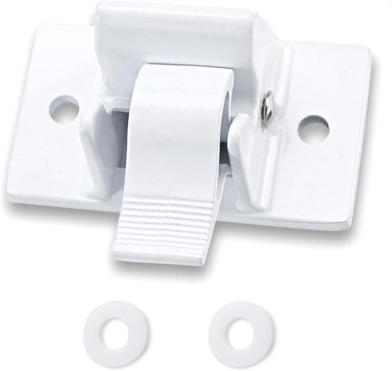 UYG for RV Camper Trailer Bottom Mounting Bracket 8300 8500 9000 Awning Replacement White Lower （1 pc） - Image 1
